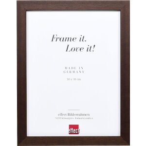 Specchio da parete effect Profil 52 in legno massello Bianco, Wengé o Rovere molte dimensioni