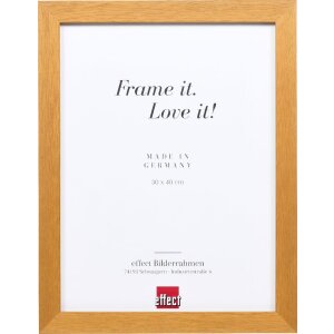 Specchio da parete effect Profil 52 in legno massello Bianco, Wengé o Rovere molte dimensioni