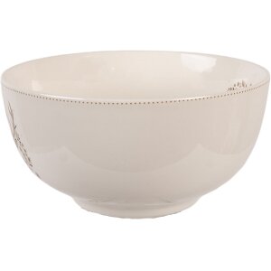 Clayre & Eef Ciotola in porcellana Ø 14x7 cm...