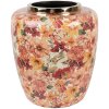 Vaso decorativo Clayre & Eef 66378 Ø 33x36 cm Beige-Arancione