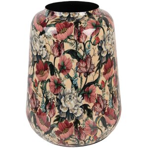 Clayre & Eef 66382 Vaso decorativo Beige-Rosa...