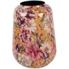 Clayre & Eef 66383 Vaso decorativo Giallo e Rosa Ø 27x34 cm