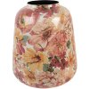 Clayre & Eef 66385 Decorazione Vaso Rosa Grigio 35x52 cm