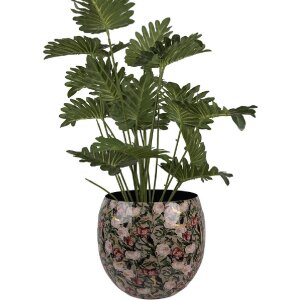 Vaso decorativo Clayre & Eef 66386 Ø 28x25 cm Grigio Rosa