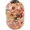 Clayre & Eef 66388 Vaso decorativo Ø 17x25 cm Beige-Arancio