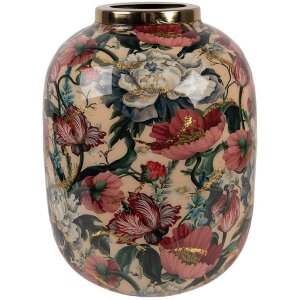 Clayre & Eef 66390 Vaso Decorativo Ø 17x22 cm...