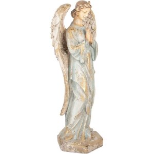 Angelo Decorativo Clayre & Eef 5MG0082 Beige/Grigio...