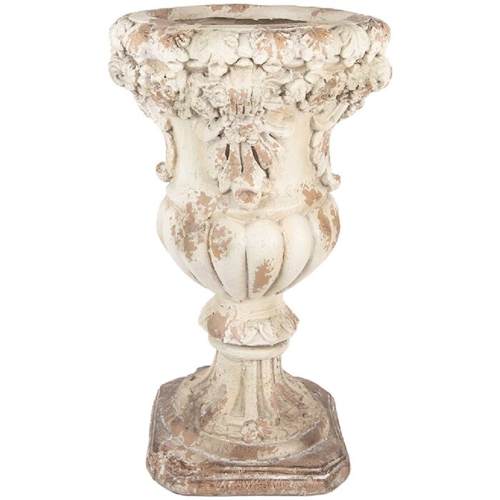 Vaso per fiori decorativo Clayre & Eef Beige 35x56 cm