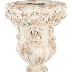 Vaso per fiori decorativo Clayre & Eef Beige 35x56 cm