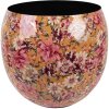 Clayre & Eef 66387 Vaso Decorativo Ø 28x25 cm Giallo Rosa