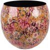 Clayre & Eef 66387 Vaso Decorativo Ø 28x25 cm Giallo Rosa