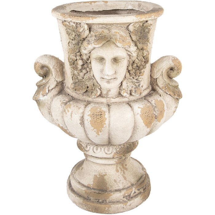 Vaso decorativo Clayre & Eef 6MG0136 Beige-Marrone 36x38x50 cm