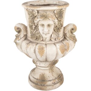 Vaso decorativo Clayre & Eef 6MG0136 Beige-Marrone...
