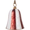 Campanello decorativo Clayre & Eef 6Y5925 Rosso-Bianco 28x39 cm