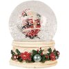 Clayre & Eef Sfera di neve Babbo Natale Ø 5x6 cm