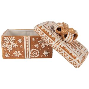 Clayre & Eef Barattolo con coperchio 19x13x16 cm