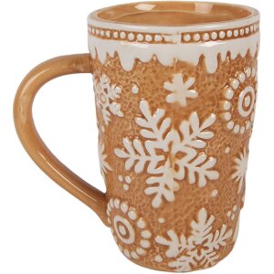 Tazza in ceramica Clayre & Eef 14x10x15 cm 575 ml