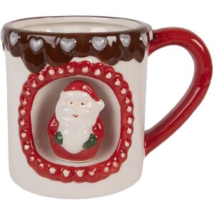 Tazza in ceramica Clayre & Eef 14x10x10 cm 375 ml