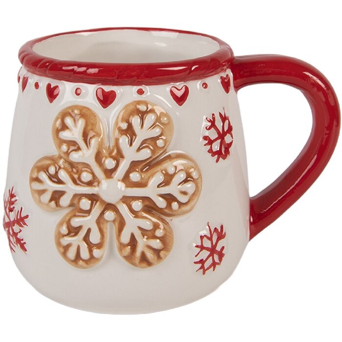 Clayre & Eef Tazza in ceramica 13x10x10 cm 375 ml