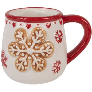 Clayre & Eef Tazza in ceramica 13x10x10 cm 375 ml