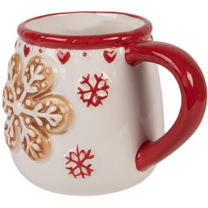 Clayre & Eef Tazza in ceramica 13x10x10 cm 375 ml