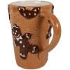 Clayre & Eef Tazza in ceramica 14x10x15 cm 575 ml Marrone Beige