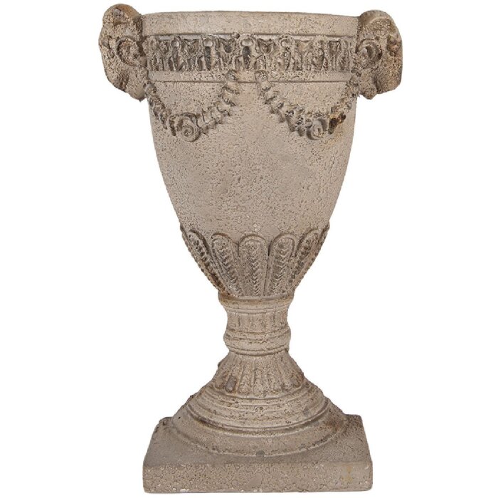 Clayre & Eef Vaso da parete 29x11x44 cm beige-marrone