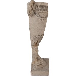 Clayre & Eef Vaso da parete 29x11x44 cm beige-marrone