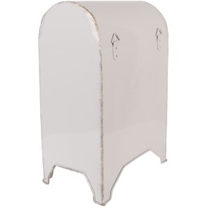 Clayre & Eef Cassetta Postale 20x14x30 cm Bianco Rosso