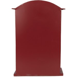 Clayre & Eef Cassetta postale 23x8x34 cm Rossa/Bianca