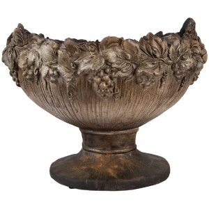 Clayre & Eef Vaso per fiori Marrone Beige 54x34x43 cm