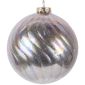 Clayre & Eef Palla per albero di Natale 10x10 cm Rosa...