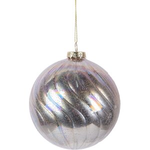 Clayre & Eef Palla per albero di Natale 10x10 cm Rosa...