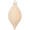 Clayre & Eef Decorazione Natalizia Sferica Beige Ø 7x13 cm