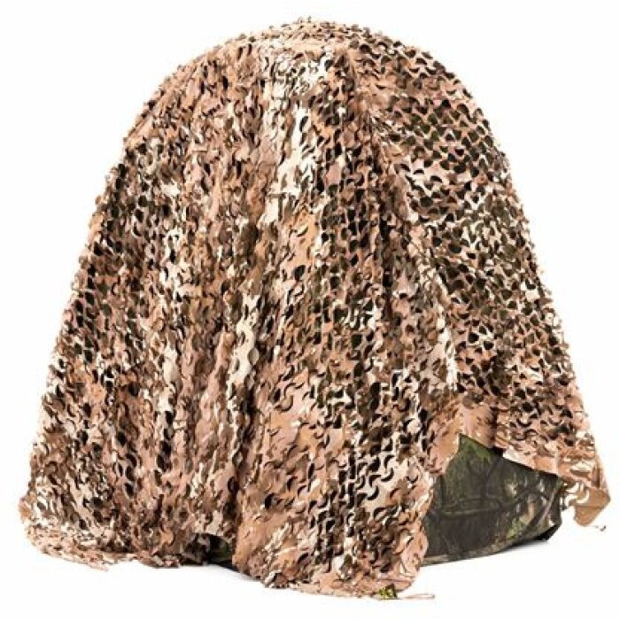 Rete Mimetica 3D Foglie Buteo Photo Gear Forest Camo Marrone 2,4x3 m