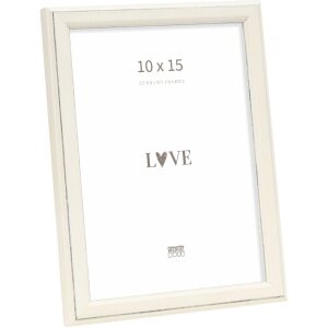Cornice per foto Deknudt S236F1 Bianca 10x15 cm in legno