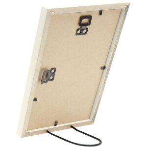 Cornice per foto Deknudt S236F1 Bianca 10x15 cm in legno