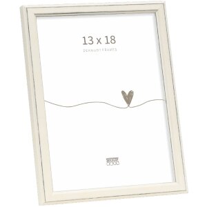 Cornice per foto Deknudt S236F1 Bianca 13x18 cm in legno