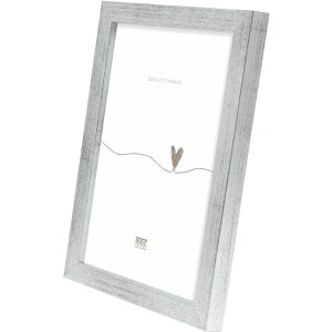 Cornice per foto in legno Deknudt S243D Antiksilber 30x40 cm