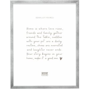 Cornice per foto in legno Deknudt S243D Antiksilber 30x40 cm