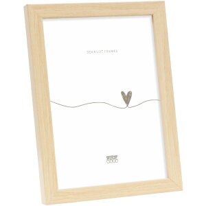 Cornice per foto in legno Deknudt S243D Natur 13x13 cm