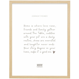 Cornice per foto in legno Deknudt S243D Natur 13x18 cm