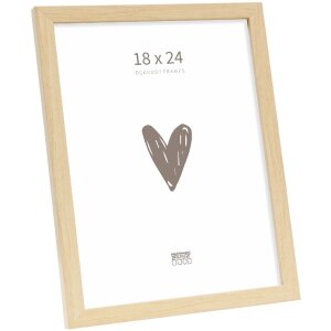 Cornice per foto in legno Deknudt S243H1 Natur 18x24 cm