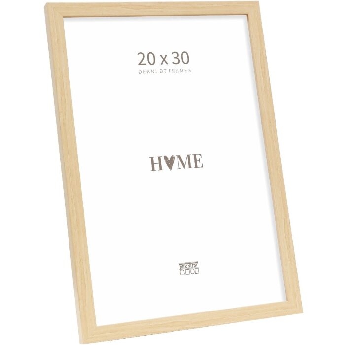 Cornice per foto in legno Deknudt S243H1 Natur 20x30 cm
