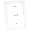 Cornice per foto in legno Deknudt S243K1-10x15 cm Bianca