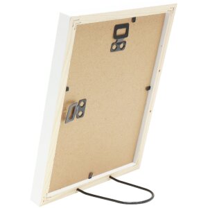 Cornice per foto in legno Deknudt S243D Bianco 15x20 cm