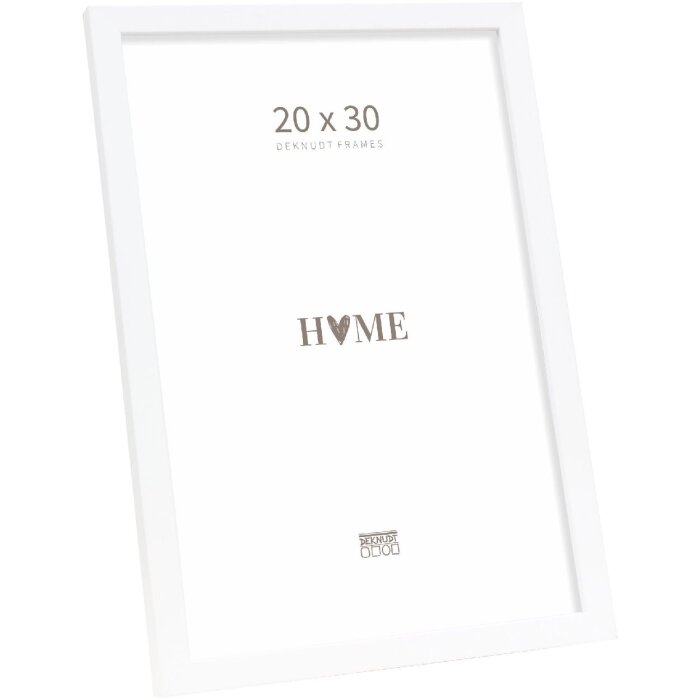 Cornice per foto in legno Deknudt S243D Bianco 20x30 cm