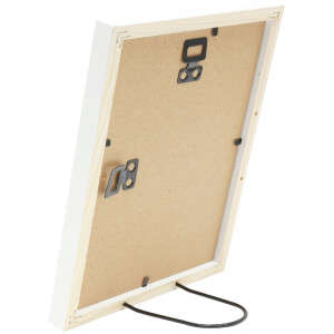 Cornice per foto in legno Deknudt S243K1 Bianco 30x40 cm