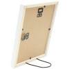 Cornice per foto in legno Deknudt S243K1 Bianco 30x40 cm