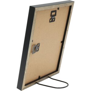 Cornice per foto in legno Deknudt S243K2 Nero 10x15 cm